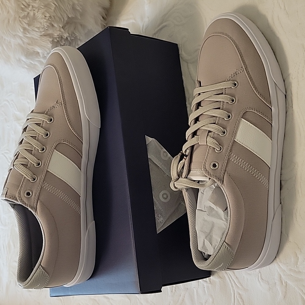 Ben Sherman Beige/White Sneakers
